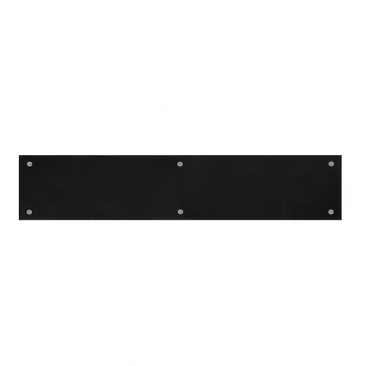 8" x 34" Aluminum Door Kick Plate - Matte Black