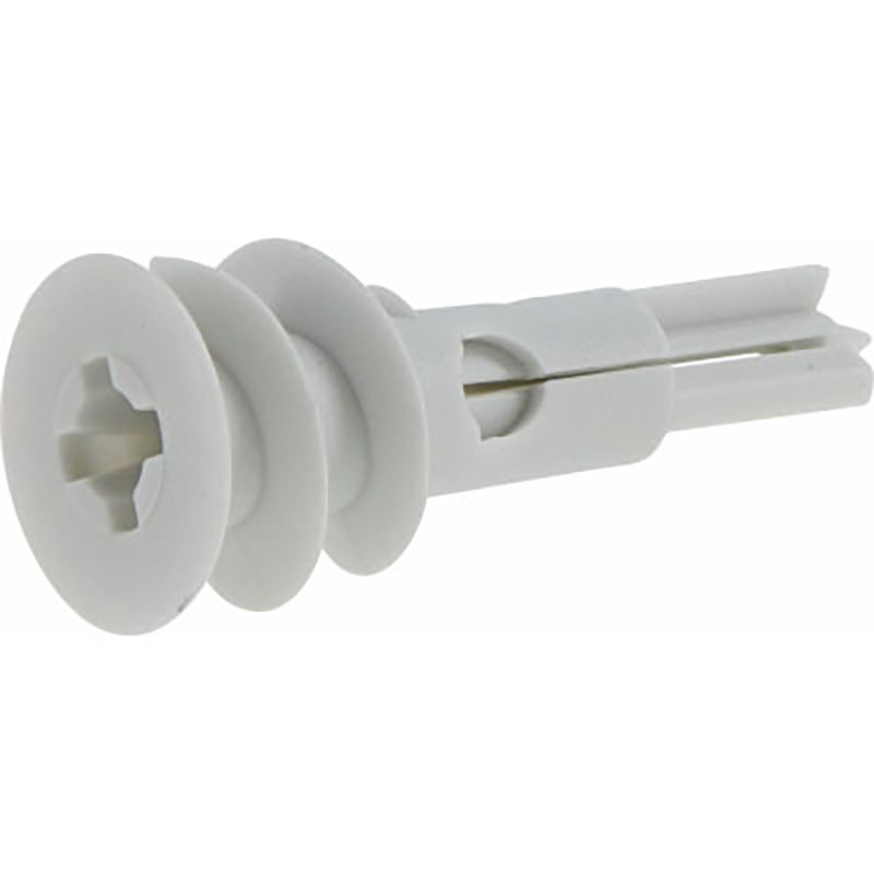 #8 EZ Plastic Screw-In Drywall Anchors with Screws - 50/pack