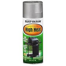 Flat Silver Rust-Oleum High Heat Spray Paint - 12 oz