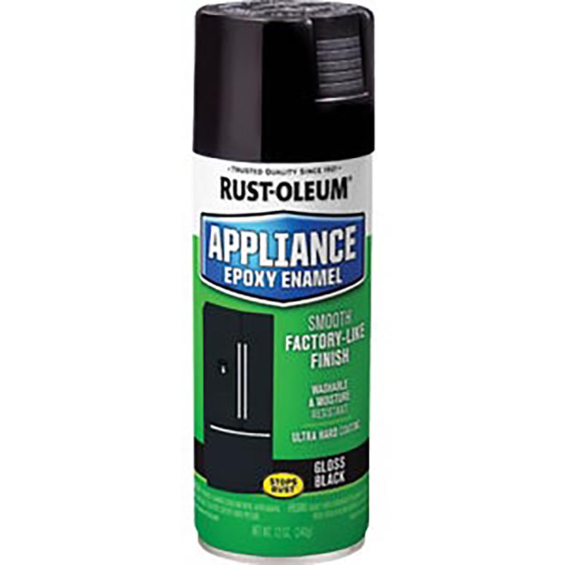 Black Appliance Spray Enamel - 12 oz