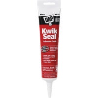 Dap Kwik Seal Kitchen & Bath Adhesive Caulk - 5.5 oz White