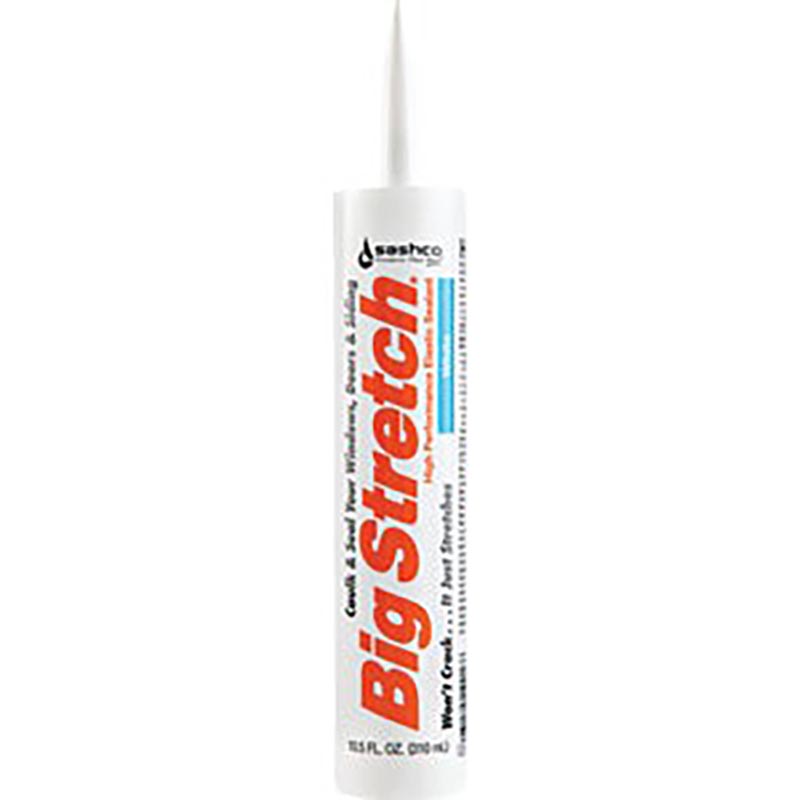 Big Stretch Acrylic Rubber Sealant - 10.5 oz - White
