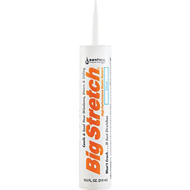 Big Stretch Acrylic Rubber Sealant - 10.5 oz - Clear