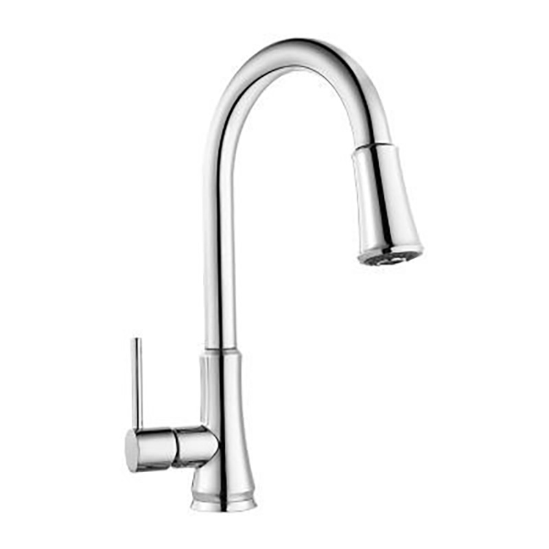 Pfister Single Handle Kitchen Faucet with Pull Down Sprayer - Chrome