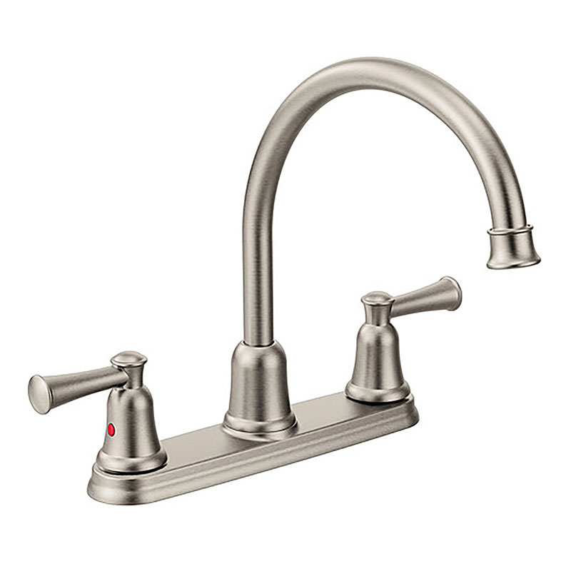 CFG Capstone Two Handle Kitchen Faucet - Stainless Steel - Without Spray