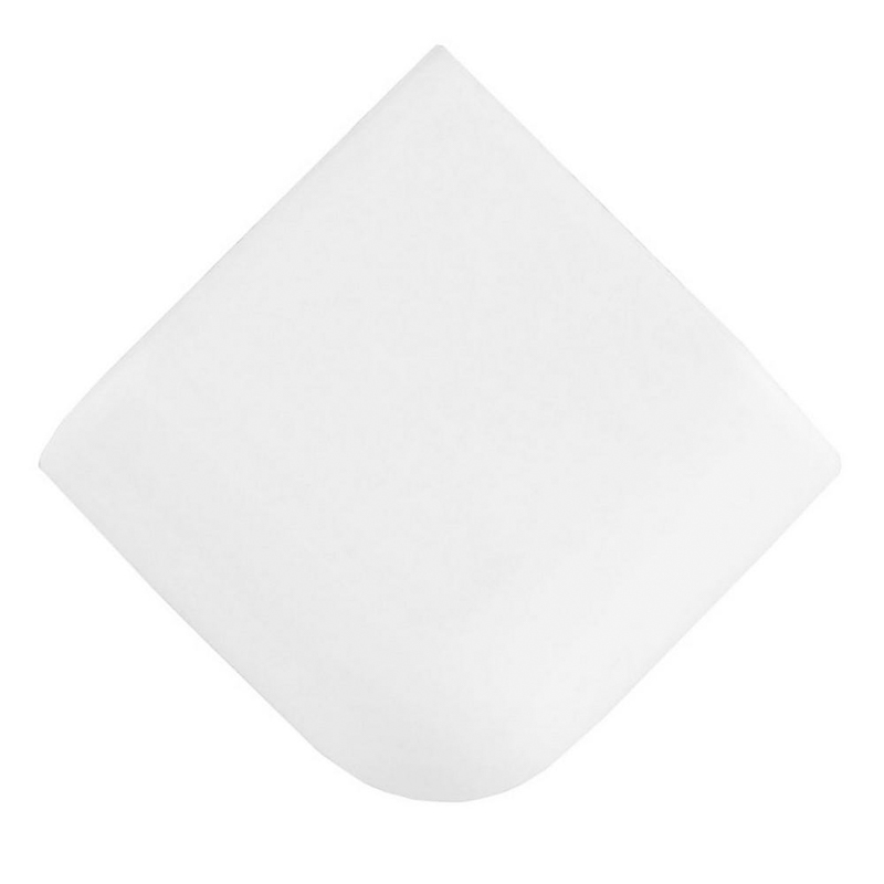 2" x 2" Ceramic Bullnose "Mud" Outside Corner - White