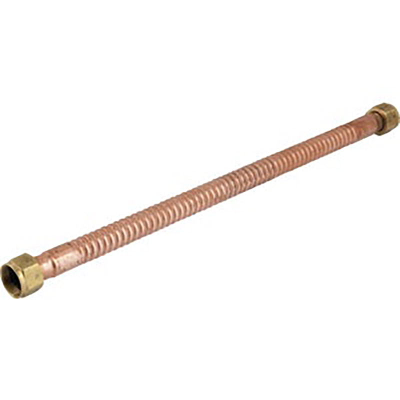 3/4" FIP x 12" Water Heater Connector - Corrugated Copper