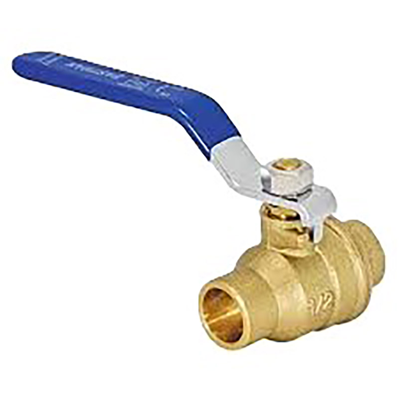 1/2" Sweat Brass Ball Valve