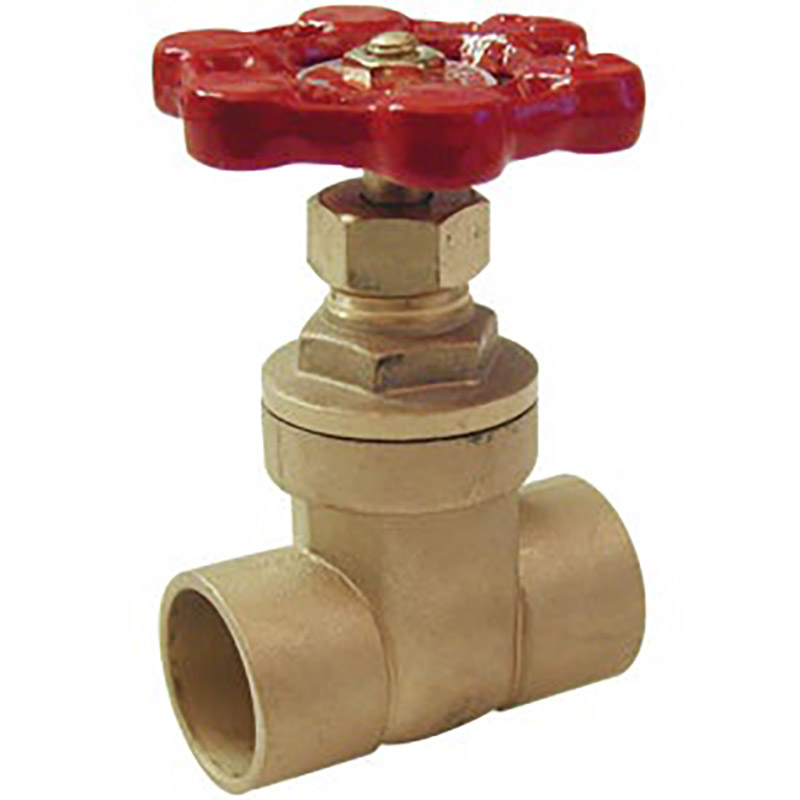 3/4" sweat Brass Gate Valve