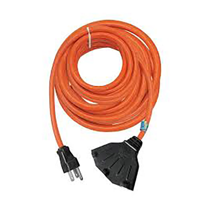 100' 12/3 (3)-Outlet Heavy Duty Outdoor Extension Cord