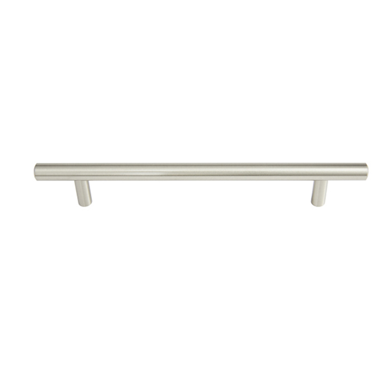 6-5/16" Solid Bar Cabinet Pull - Satin Nickel