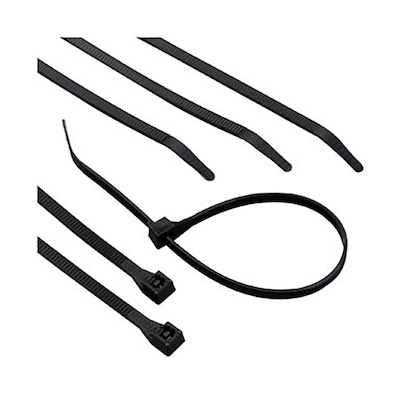 14" Black Zip Ties - 100/pack
