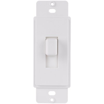 1 Gang Toggle Light Switch Cover Up Insert - White - 5/pack