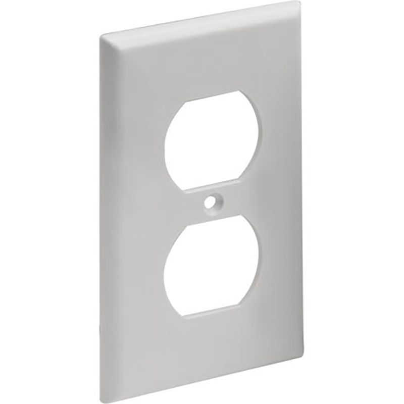 Duplex Receptacle Plate Ivory