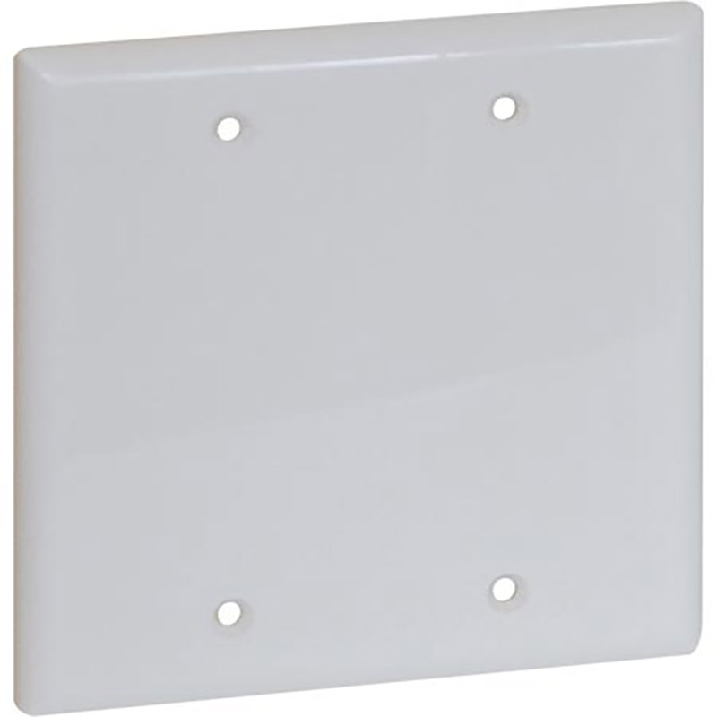 Double Blank Wall Plate