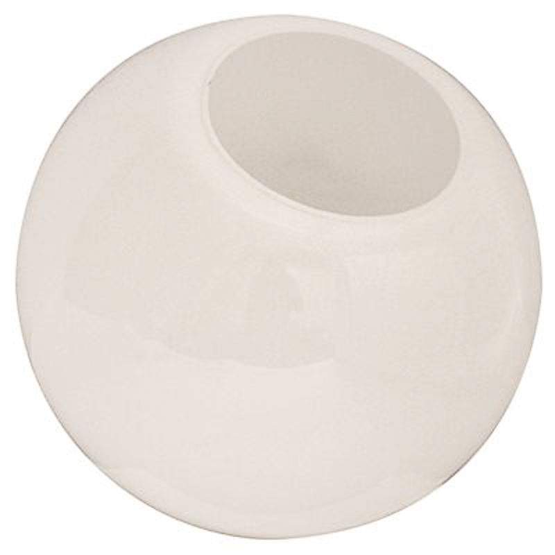 8" Plastic Frost Globe No Neck