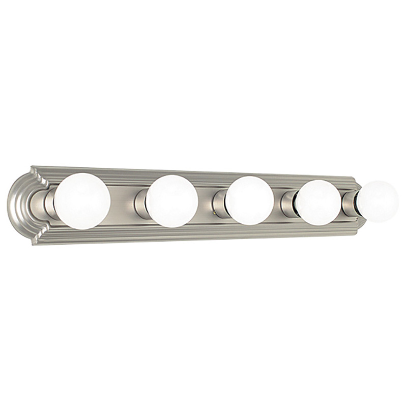 30" 5-Bulb Vanity Raceway Satin Nickel